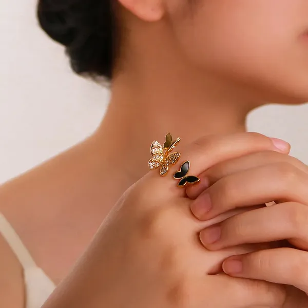 Gold_Butterfly_Bunch_Rings_For_Women